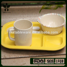 2015 plant fiber new design dinner set for kids